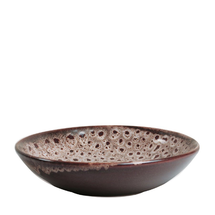 Tapas Wide Bowl 23cm / White Ochre