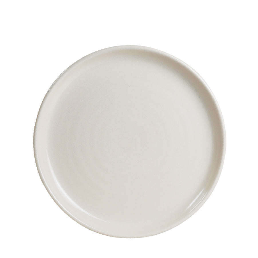 TERRA SIDE PLATE/CLEAR GLAZE