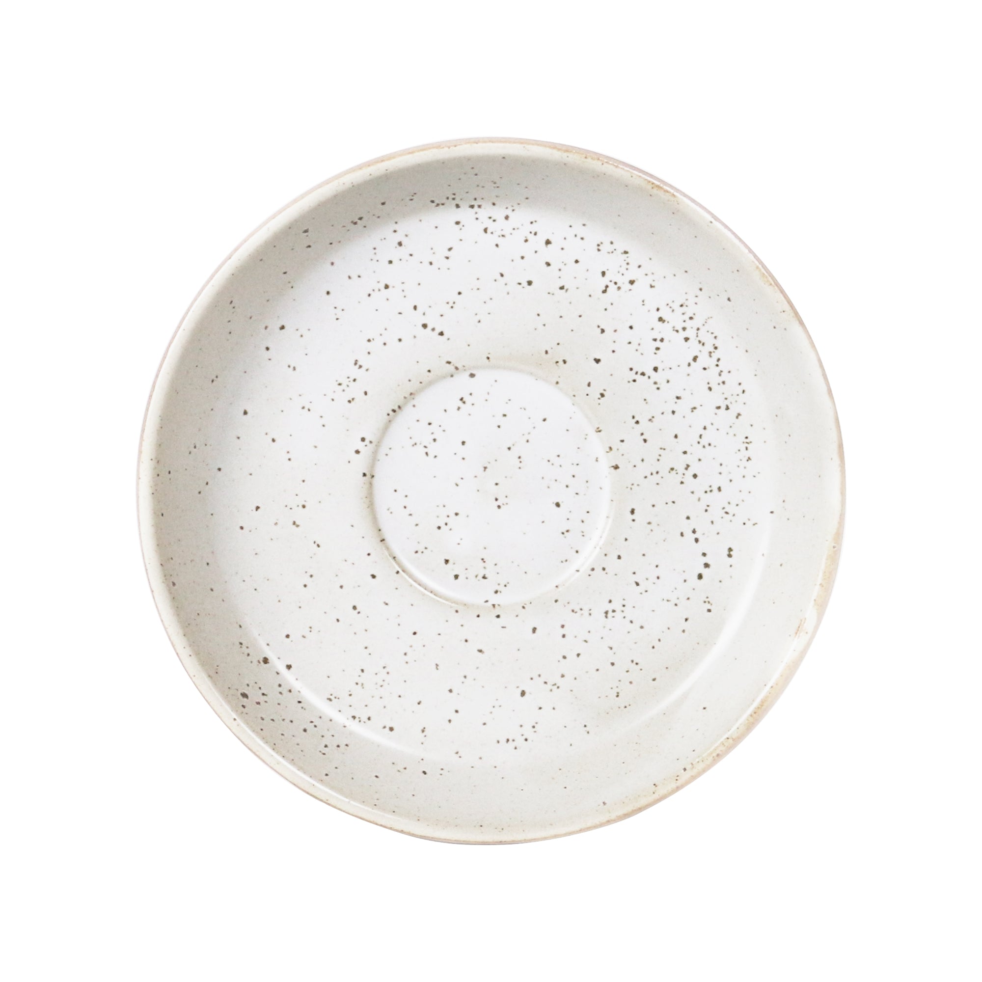 Ritual Cappuccino/Mug Saucer / Speckled White