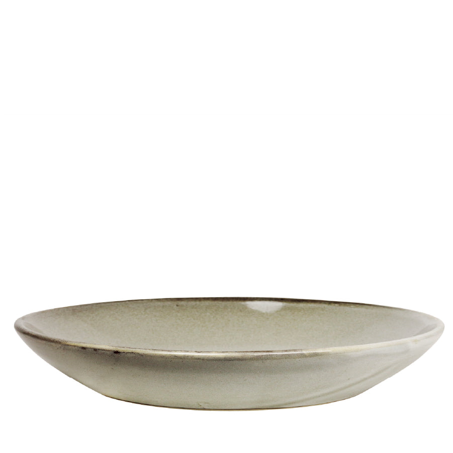WIDE TERRA SERVING BOWL 27.5CM/SALTBUSH