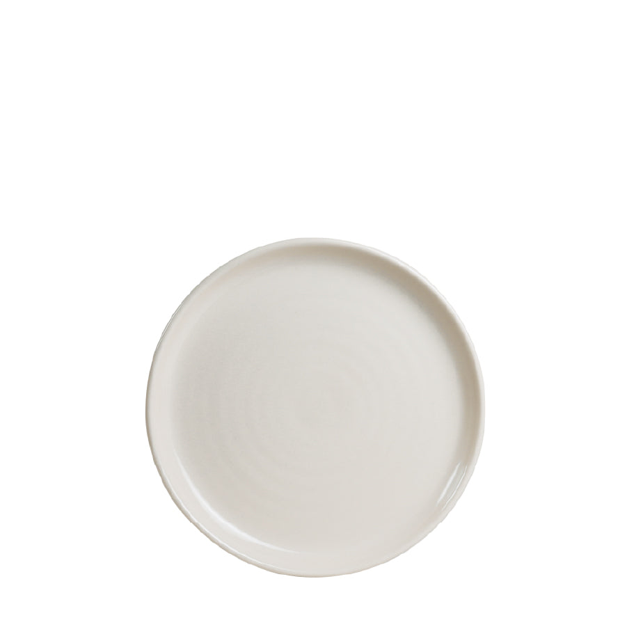 TERRA B+B PLATE/CLEAR GLAZE