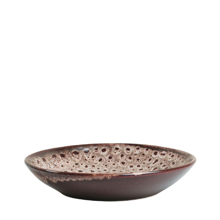 TERRA SERVING BOWL/WHITE OCHRE