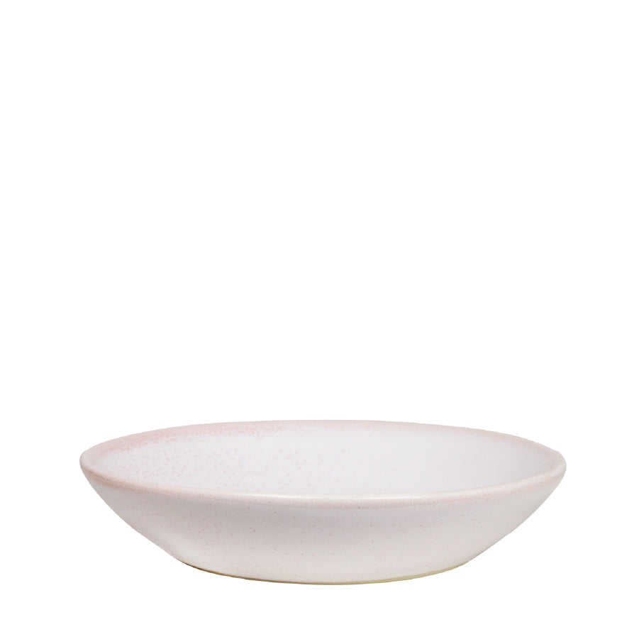 TERRA SERVING BOWL/ROSE QUARTZ