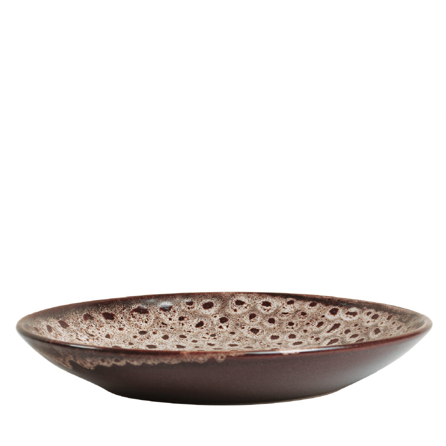 WIDE TERRA SERVING BOWL 27.5CM/WHITE OCHRE