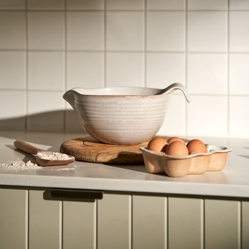 SUNDAY PANCAKES BOWL - SNOW HEIRLOOM COLLECTION