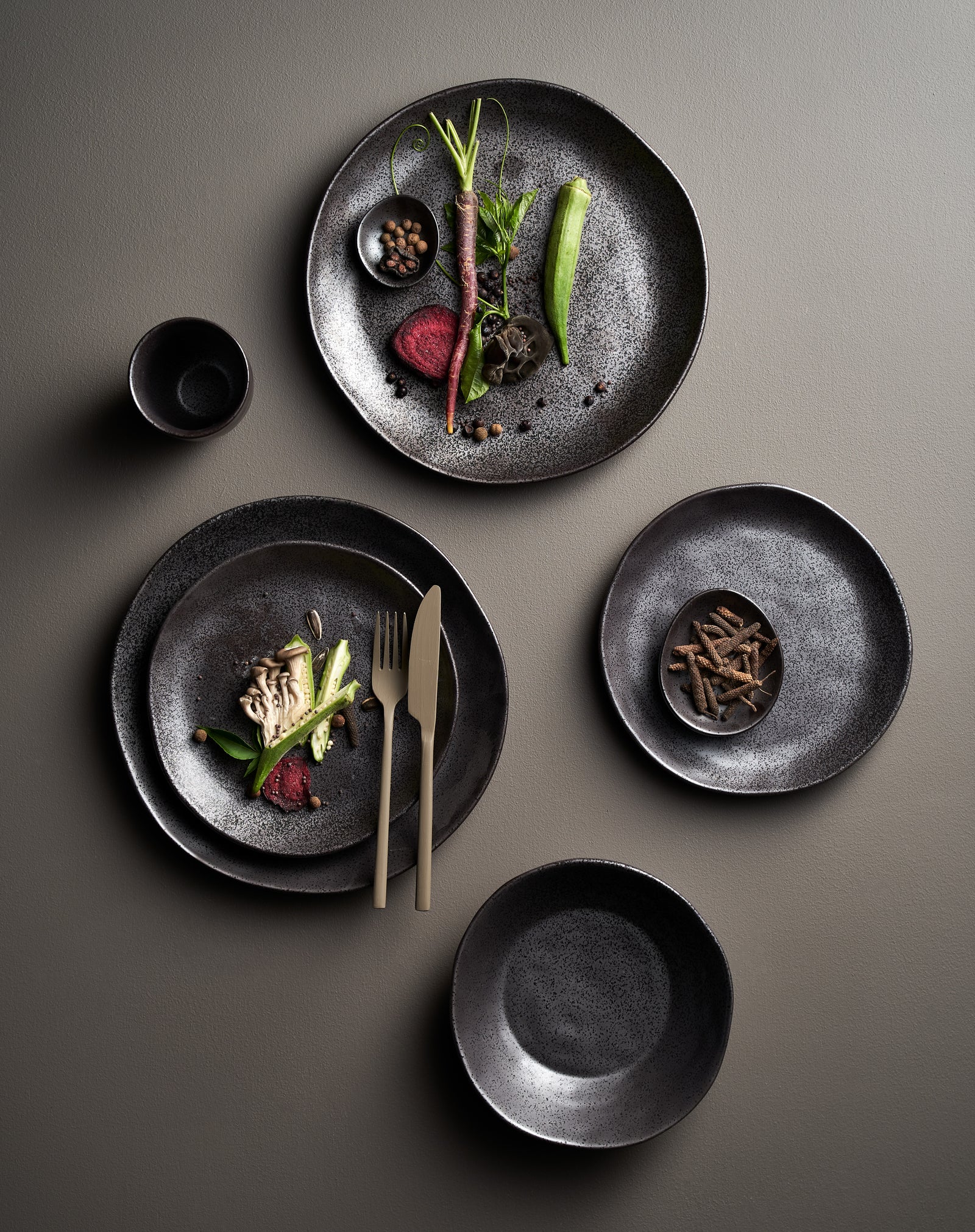 Earth Dinner Plate 27.5cm / Black