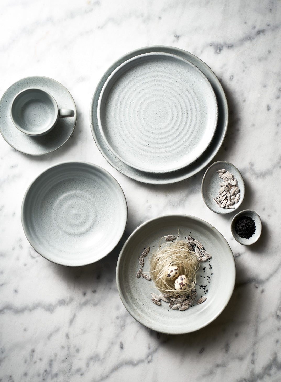 RG Potters Cap/Mug Saucer 15cm / Grey Smoke