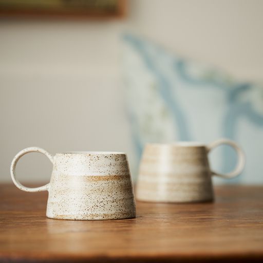 LARGE HANDLED MUG - CEYLON WHITE